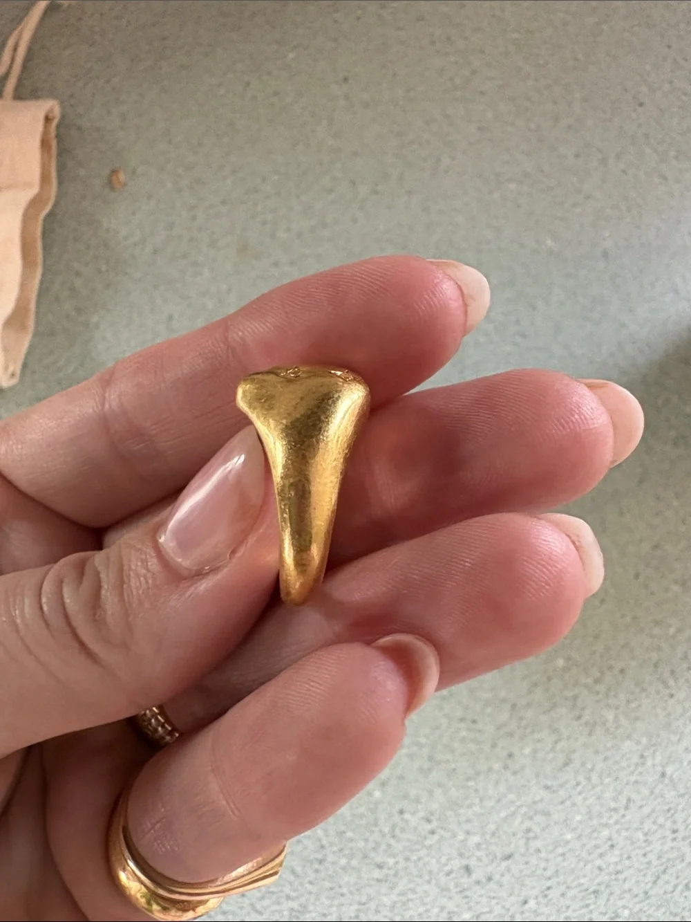 Kate Spade Brushed heart ring